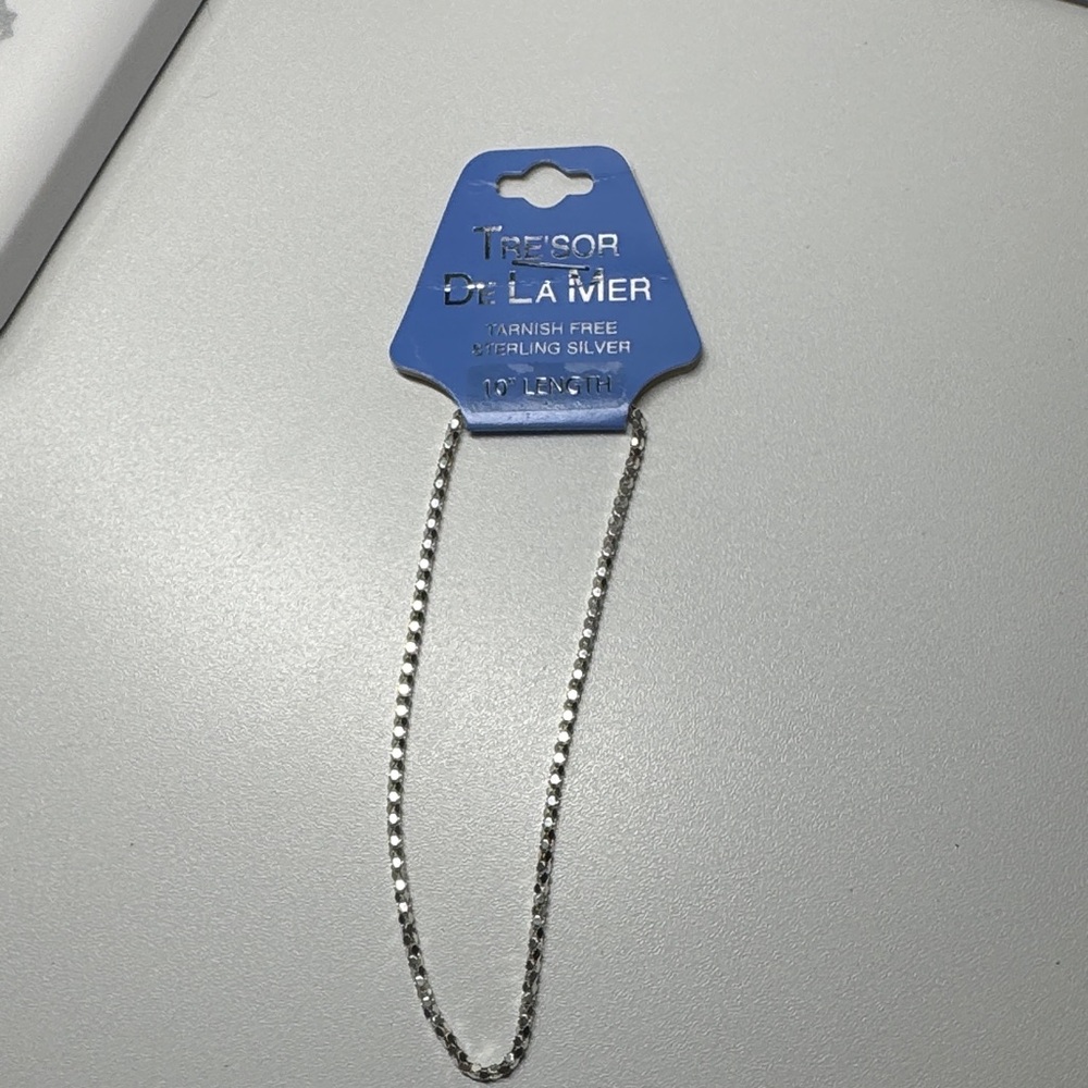 Tresor De La Mer Sterling Silver Chain Necklace